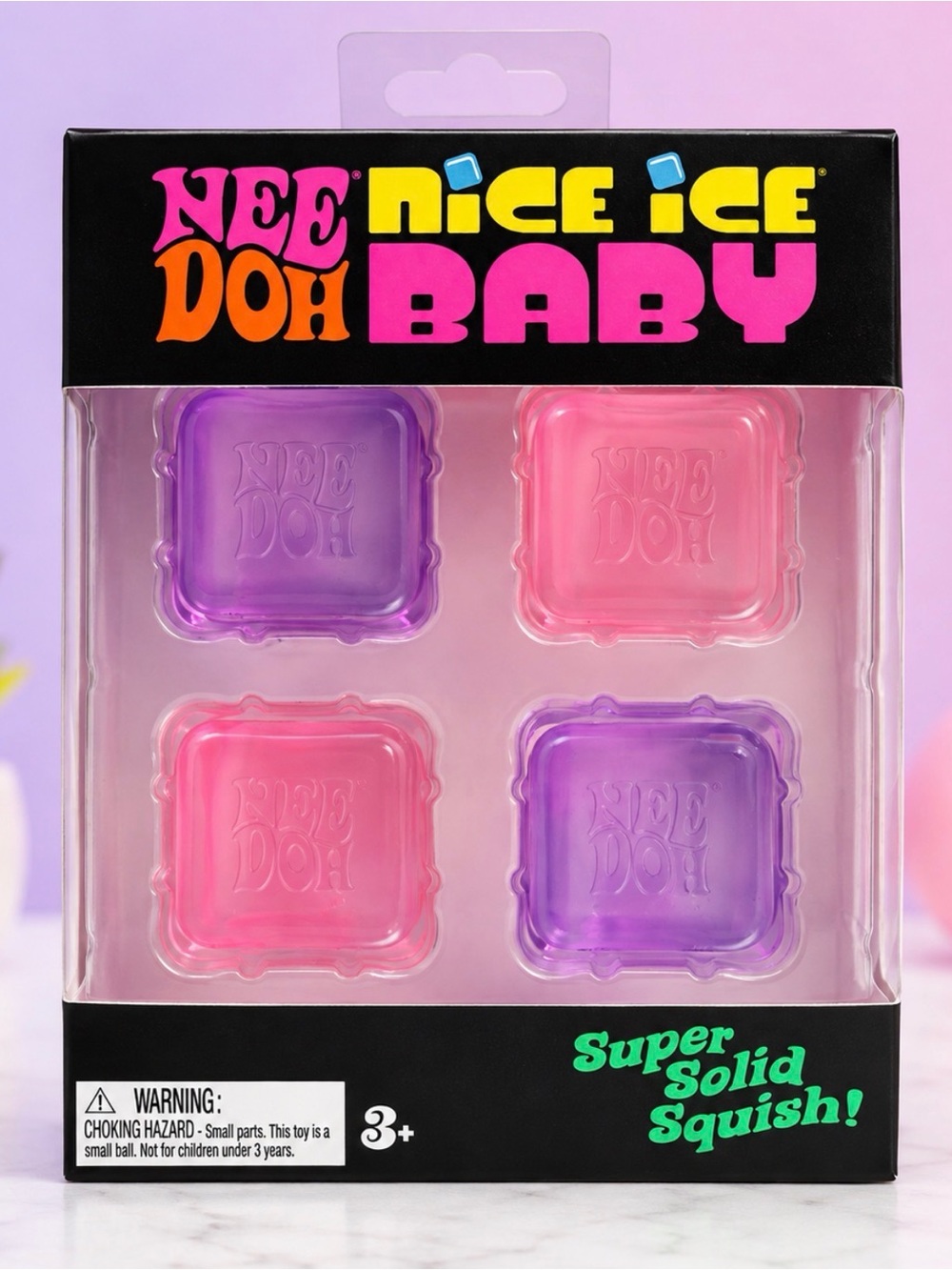 Nice Ice Baby Squishies - Pink & Purple